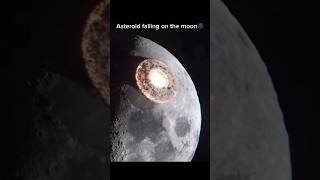 Simulation of an astroid hitting the moon 🌝 [upl. by Sheridan]