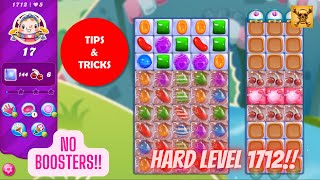 Get to level 1712 on Candy Crush Saga  Our tips and tricks [upl. by Dannye]