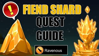 AQW Prime Fiend Shard Quest Guide Ravenous Forge Enhancement  And Side Quest Items [upl. by Daria]