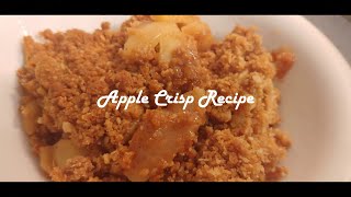 Easy amp Delicious Apple Crisp Recipe under 5 minutes [upl. by Herodias]