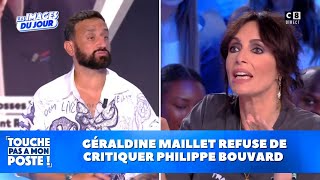 Tension sur le plateau  Géraldine Maillet défend le comportement limite de Philippe Bouvard [upl. by Zoila]