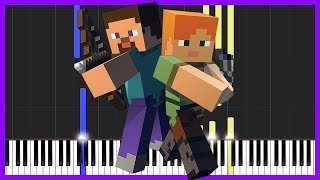 Mice on Venus  Minecraft Piano Tutorial Synthesia  Torby Brand [upl. by Ahcarb181]