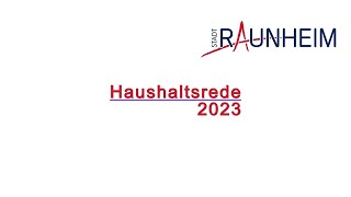 Rede von Bürgermeister David Rendel zur Einbringung des Haushalts 2024 [upl. by Atteras]