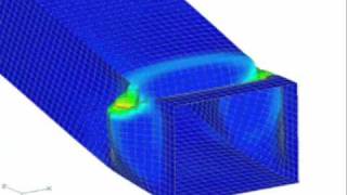 Nastran Finite Element Analysis Software Engineering Simulation Demo Video [upl. by Derte411]