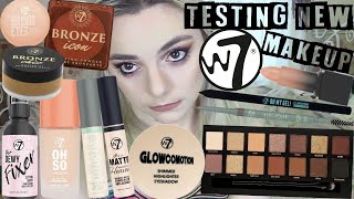 Testing NEW W7 Makeup [upl. by Nadabas]