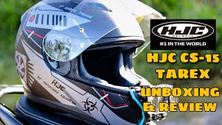 HJC CS15 TAREX UNBOXING amp REVIEW  MARILAQUE RIDE [upl. by Aropizt98]