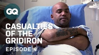 Ray Lucas Tries Alternative Pain Treatment–Football Injuries–GQ Casualties of the Gridiron–EP4 [upl. by Anerol]