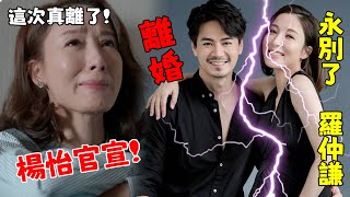 這次真離了！ 楊怡深夜發文官宣，7年婚姻正式告吹！ 男方羅仲謙嚴重過錯方，孩子歸楊怡所有！【三言两娱】 楊怡羅仲謙 [upl. by Saibot58]