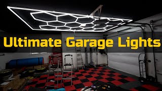 Installing the Ultimate Hexagon Light Kit in my Garage Remodel [upl. by Aynor]