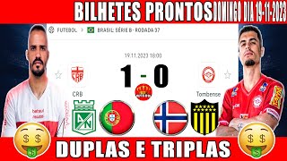 PALPITES DE FUTEBOL PRA HOJE DIA 19 11 2023 DOMINGO [upl. by Verge]