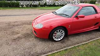 2004 MG TF 160 1200 MILES [upl. by Sean]