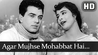 Agar Mujhse Mohabbat Hai HD  Aap Ki Parchhaiyan Song  Dharmendra  Supriya Choudhury [upl. by Nyrb749]