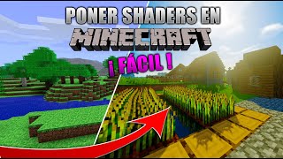 🌞👉🏼COMO INSTALAR SHADERS EN MINECRAFT  MUY F͟Á͟C͟I͟L͟✅   CUALQUIER VERSIÓN [upl. by Pickens294]