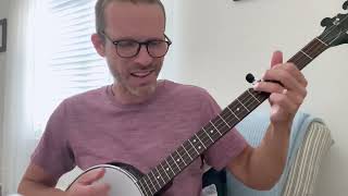 Bright Sunny South  Clawhammer Banjo Song  Double C Tuning [upl. by Supat]