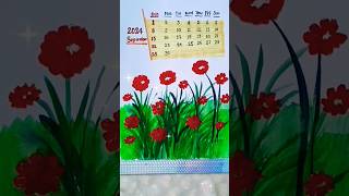 Diy Paper Calendar Drawing 🗓️ll diy satisfying art [upl. by Dnalon]