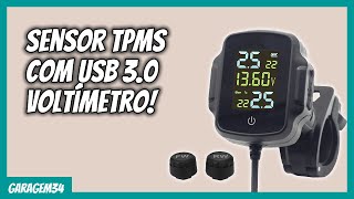 UNBOXING DO SENSOR DE PRESSÃO TPMS COM FIO [upl. by Cudlip156]