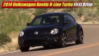 2014 Volkswagen Beetle RLine Turbo First Drive [upl. by Saunders]