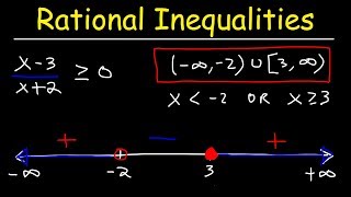 Learn how to solve a two step inequality with a fraction [upl. by Ecirtac]