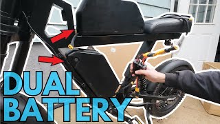 72 Volt Dual Battery eBike Build [upl. by Anivlis]