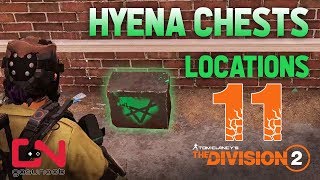 Division 2  11 Hyena Chest Locations [upl. by Ienttirb]