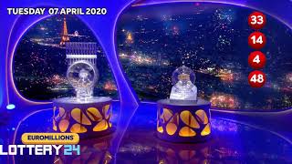 Euro Millions Draw and Results April 072020 [upl. by Azeria]