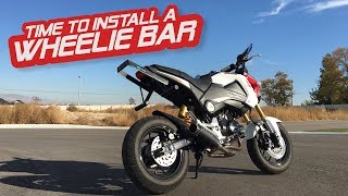 Honda Grom Subcage Install amp Review [upl. by Rakso]