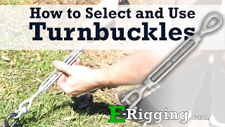 How To Select and Use Turnbuckles  Installation Guide [upl. by Perceval708]