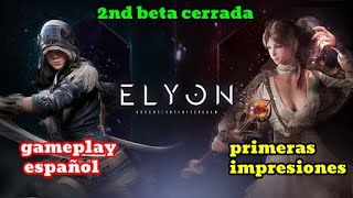 ELYON gameplay español 2021 primeras impresiones [upl. by Aleyak]