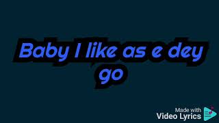 davido ft fave KANTE official lyrics video [upl. by Einnig]