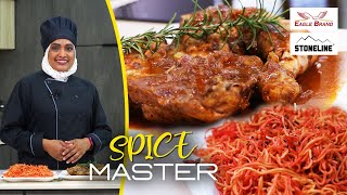 «Spice Master»  salmi au poulet et nouilles sautées au menu de la cheffe ce soir [upl. by Anerok100]