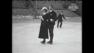 1913 World Ladies amp Pairs Figure Skating Championships amp Mens Nordic Games [upl. by Derward814]