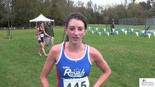 Jessica Smith  Interview  BC Cross Country Championships [upl. by Nellad]