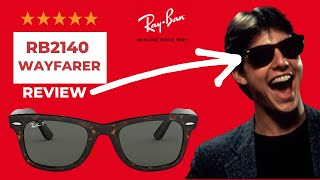 RayBan RB 2140 Wayfarer Sunglasses Review  The Sunglasses of Celebrities [upl. by Elisabet350]