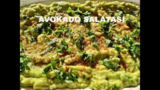 Avokado Salatası  Avokado Salatası Nasıl Yapılır  Avokado Salatası Tarifi [upl. by Tonina459]