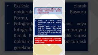 YKS Başvuru Merkezine Giderken Götürmeniz Gereken Evraklar Nelerdir [upl. by Ahar256]