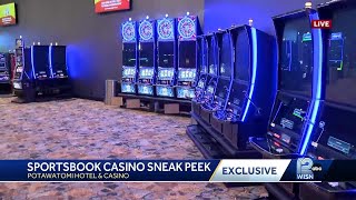 Sneak peek Inside Potawatomi Casino and Hotel Sportsbook [upl. by Eendys]