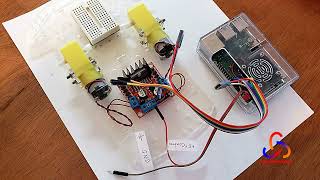 Controlling 2 DC Motors Using L298N Dual HBridge with Raspberry Pi 4 [upl. by Silas]