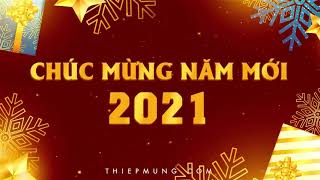 Thiệp năm mới 2021  Hình ảnh thiệp chúc mừng năm mới 2021 cực đẹp [upl. by Lunette]