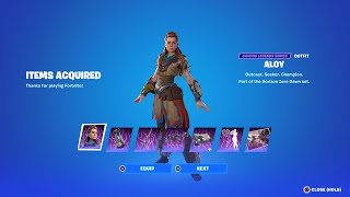 How To Get Aloy Skin NOW FREE In Fortnite Unlock Free Horizon Zero Dawn Bundle [upl. by Noivert]