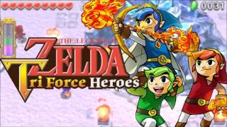 The Legend of Zelda Triforce Heroes Music  Title Theme [upl. by Notsirb]