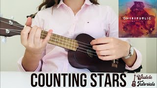 OneRepublic  Counting Stars EASY Ukulele Tutorial [upl. by Onihc]