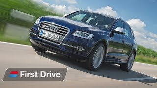 Audi SQ5 2017 first drive review [upl. by Ailesor]