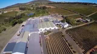 Aerial Video of House of JC le Roux Distell and Wine farms of the Cape  Photos of Africa [upl. by Lindgren923]