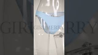 GIRLMERRY Sexy 5 colors lowrise bikini briefs Wholesale Swimwear BA016063BS [upl. by Anerehs404]