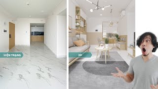 KDESIGN THIẾT KẾ THI CÔNG NỘI THẤT CĂN HỘ CHUNG CƯ TRỌN GÓI [upl. by Ariom]