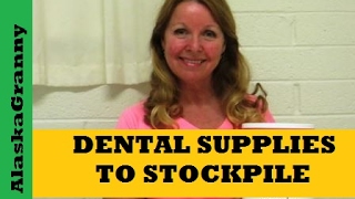 Dental Supplies For Preppers to Stockpile Prepping Emergency Teeth Dental Kit [upl. by Hadeehsar]