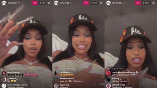 Cardi B Talks About First Time She Smoked Weed Explains Why She Quit Weed [upl. by Asennav]