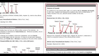 Citing Canadian Statutes McGill Guide 9th [upl. by Erasmo]