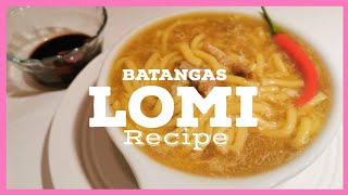 LOMI NG BATANGAS  EASY RECIPE  Sols Kitchen  FILIPINA CANADIAN FAMILY VLOG [upl. by Ardnauq46]