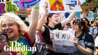 Climate strike huge crowds turn out for climate protests in Australia and AsiaPacific [upl. by Carisa187]